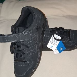 ADIDAS ORIGINALS Forum 84 Low ADV Sneakers, SIZE: 11, BLACK/BLACK